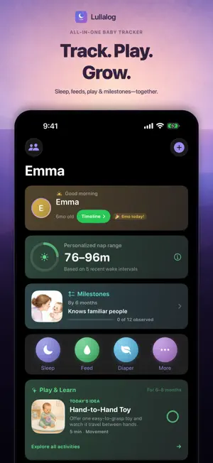 Lullalog: Baby Tracker screenshot 1