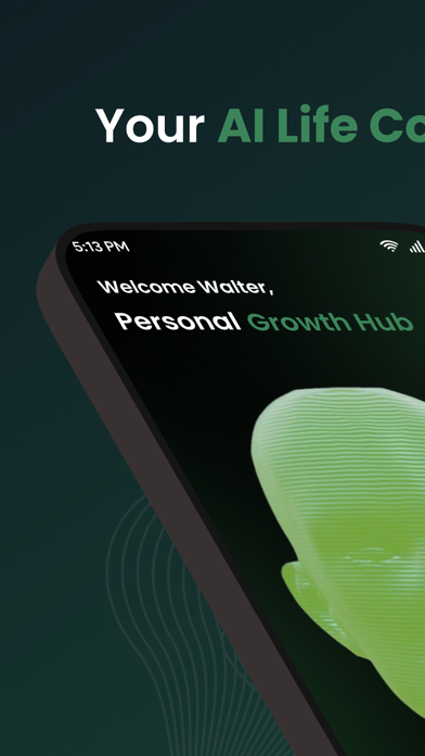 Thimin | AI Life Coach iPhone screenshot 1 - Lifestyle app