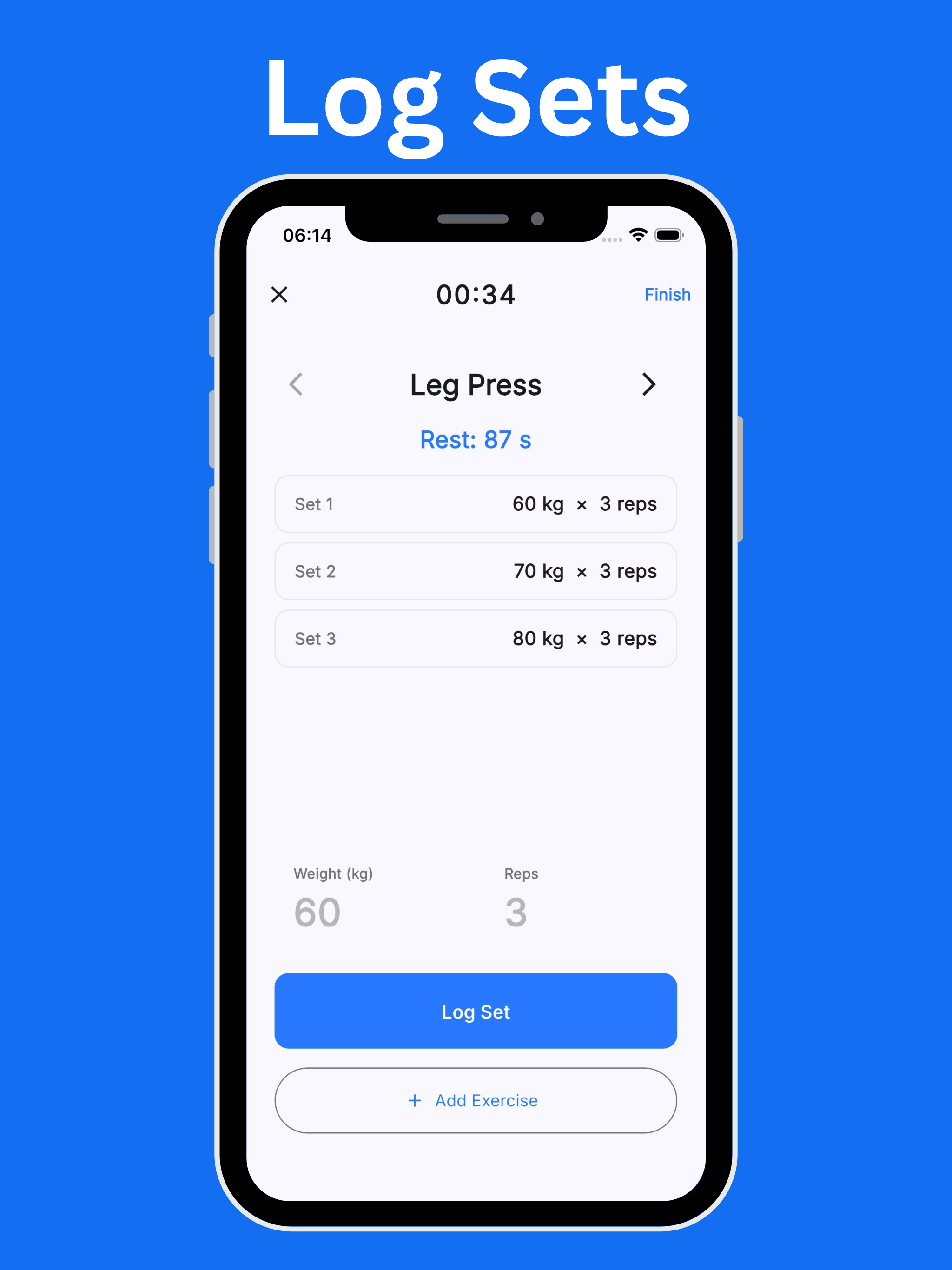 Simple Workout Tracker: Gym