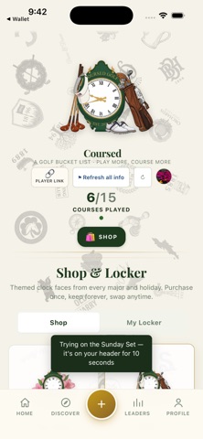 Coursed Golf iPhone screenshot