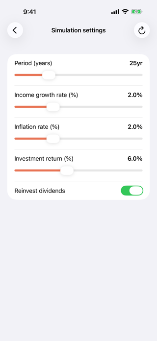 Asset Trend Simulator Screenshot 4 of 5