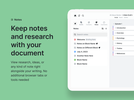 ButterDocs iPad screenshot 4 - Productivity app