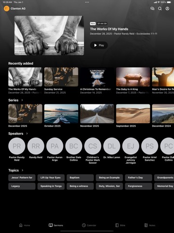 Clanton First Assembly of God iPad screenshot