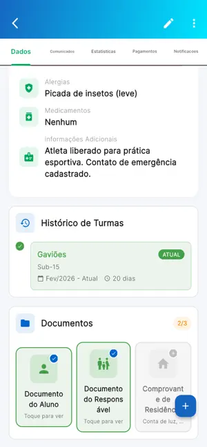 AppFUT - Gestão de Escolinhas screenshot 4