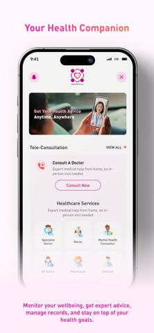 MyHealthAdvisor (MyHA) screenshot