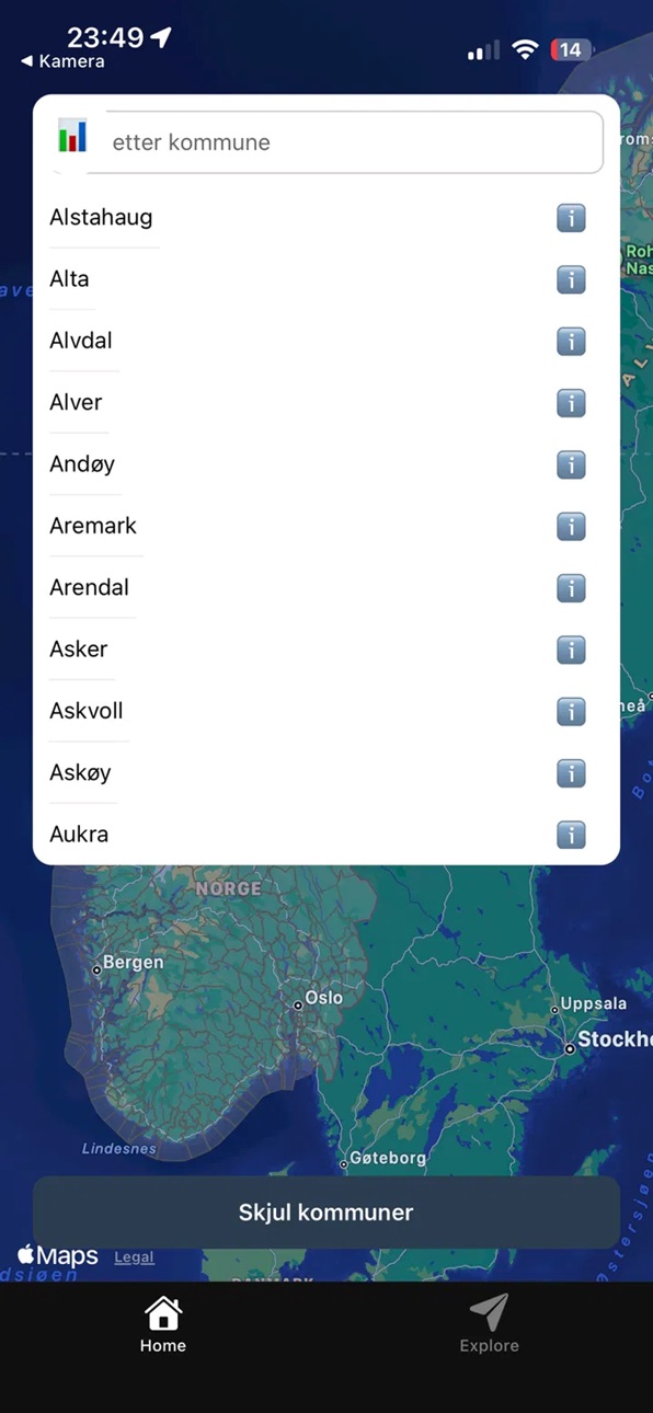 iPhone screenshot