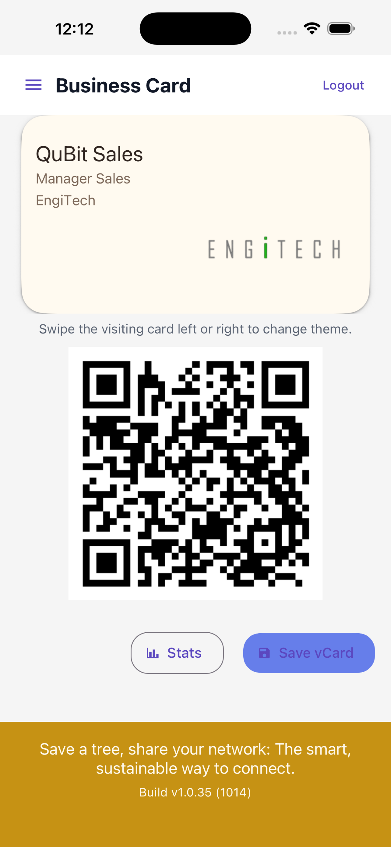 QuBit - Digital Business Card screenshot 2