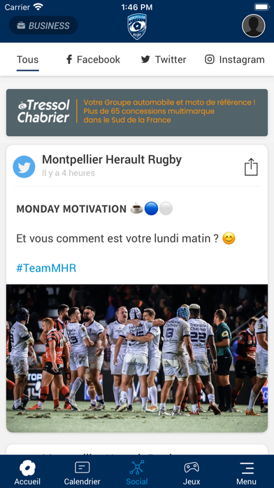Screenshot #3 pour Montpellier Herault Rugby
