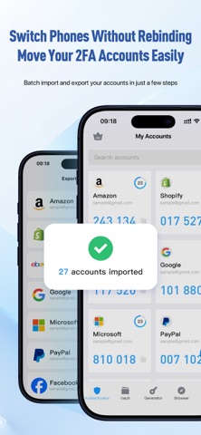 Authenticator: 2FA Code & OTP Screenshot 4 of 8