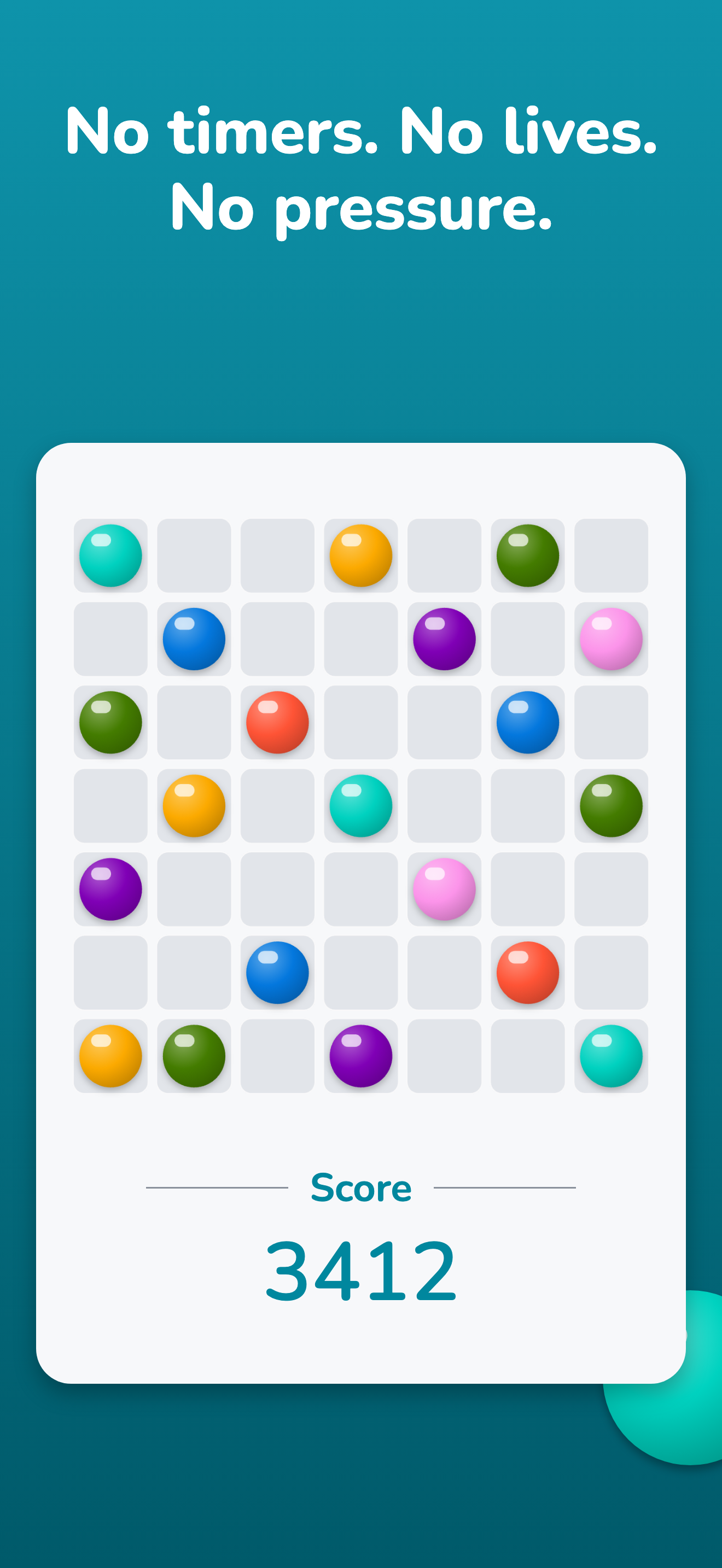 Color Lines 98: Classic Puzzle screenshot 2