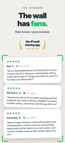 Wall Stare: Staring at a wall screenshot