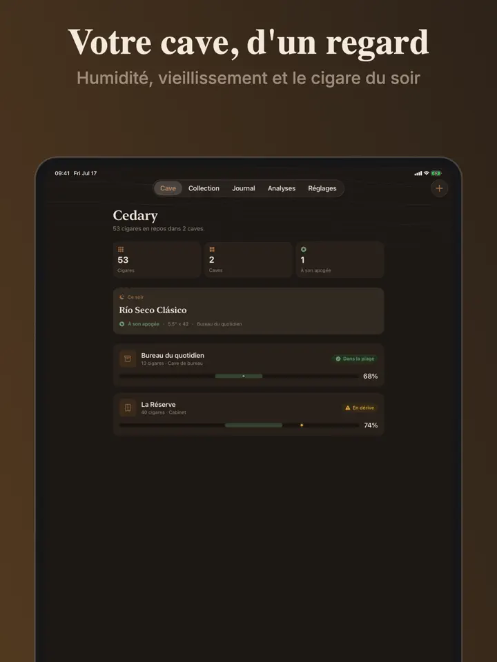 Cedary sur iPad : capture d’écran 2 sur 7