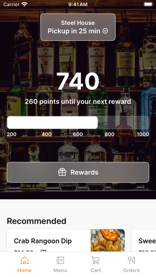 Steel House iPhone screenshot 1 - Food & Drink app