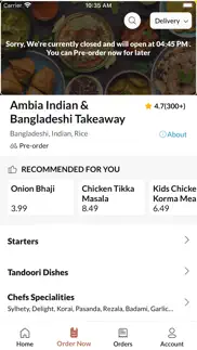 How to cancel & delete ambia indian & bangladeshi 3