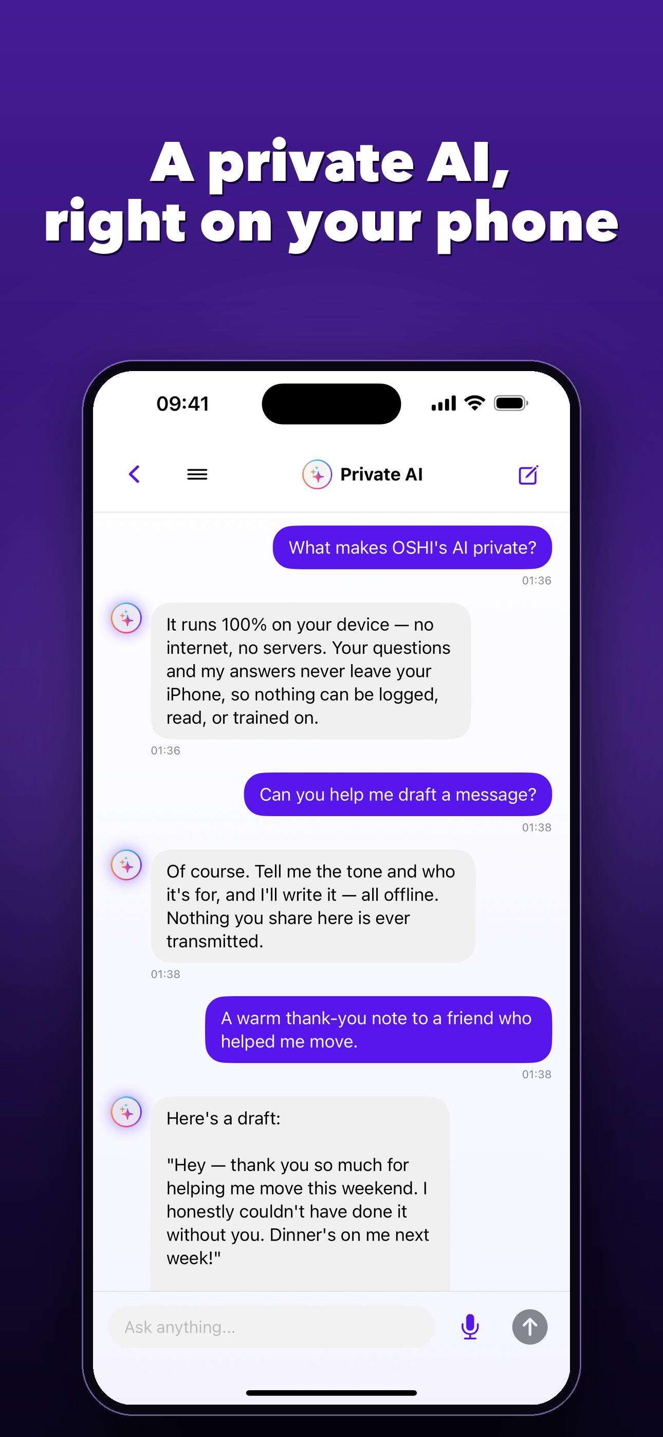 OSHI: Offline Messenger screenshot 5