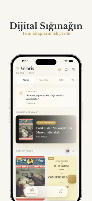 Velaris: Kitap Okuma & Takip screenshot 1