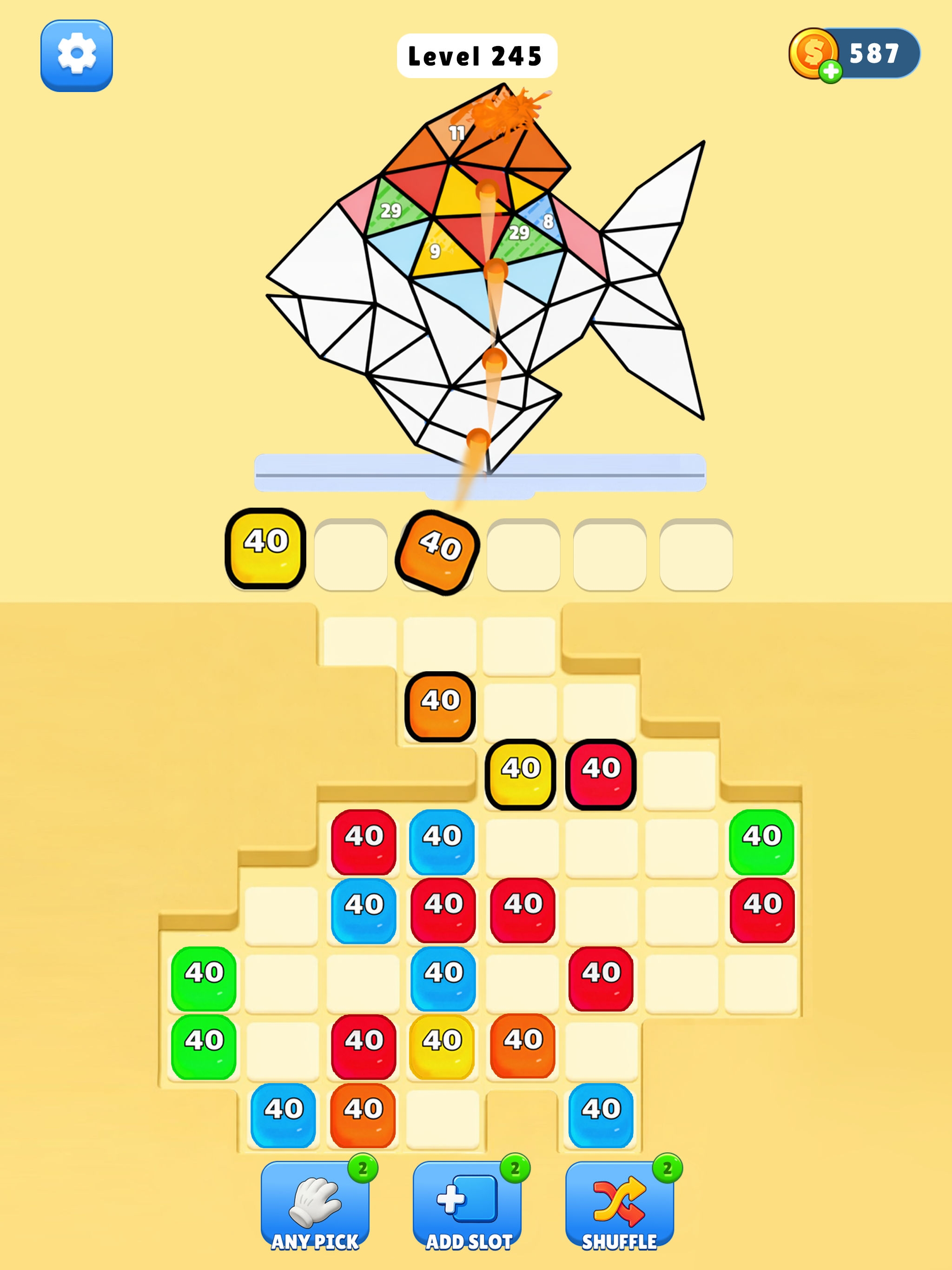 Block Brush -Color Puzzle Game