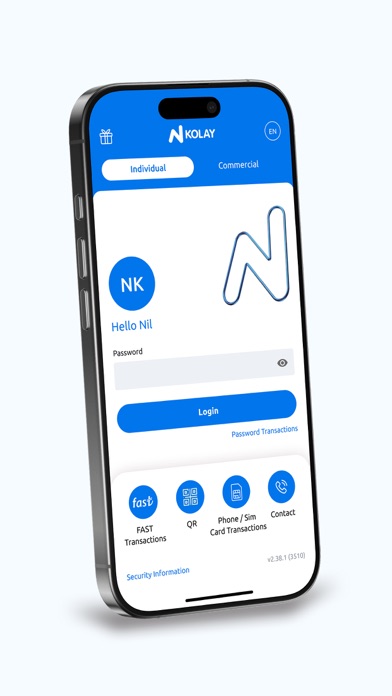 N Kolay – Digital Banking iPhone screenshot 1 - Finance app