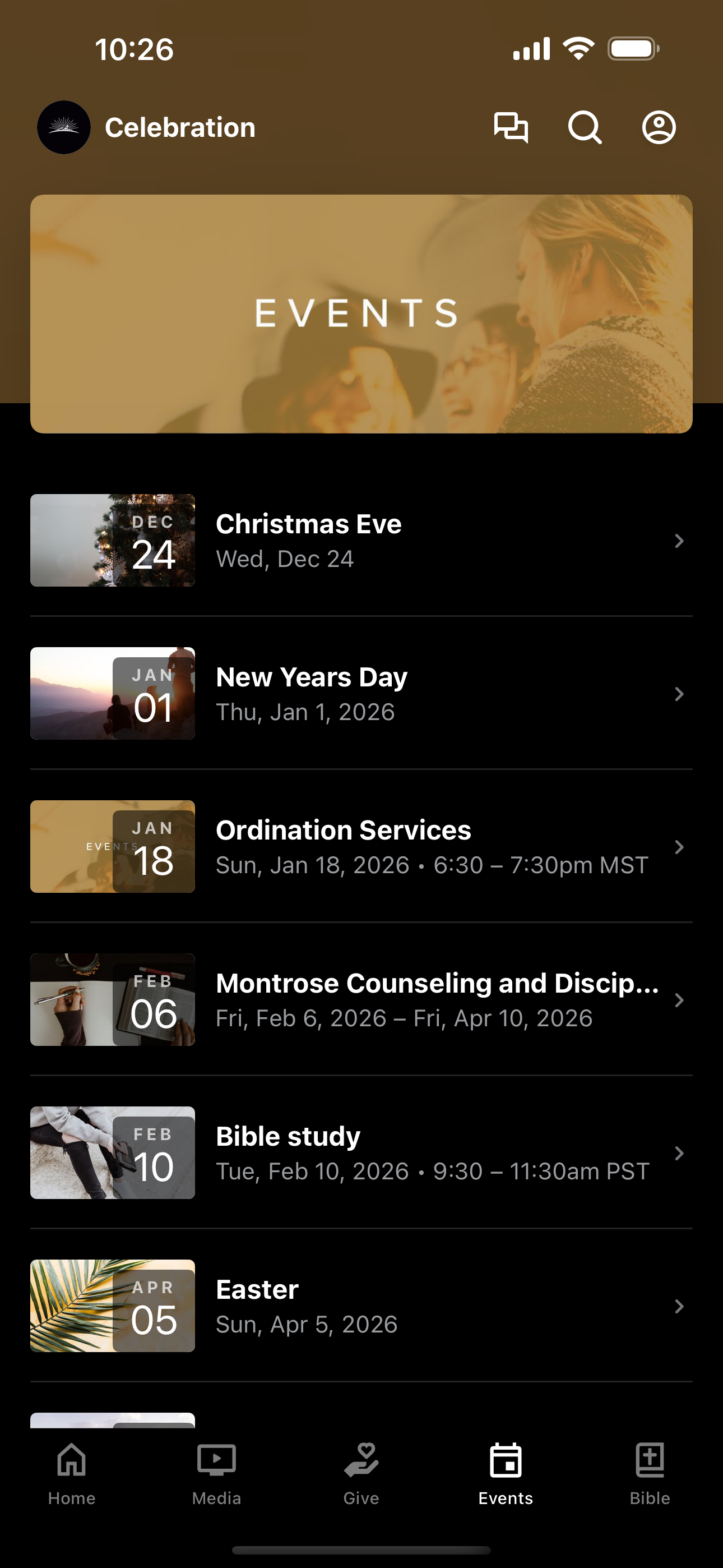 Celebration Church Montrose screenshot 3