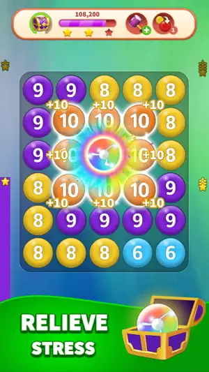 Connect Number - Bubble Game screenshot 3