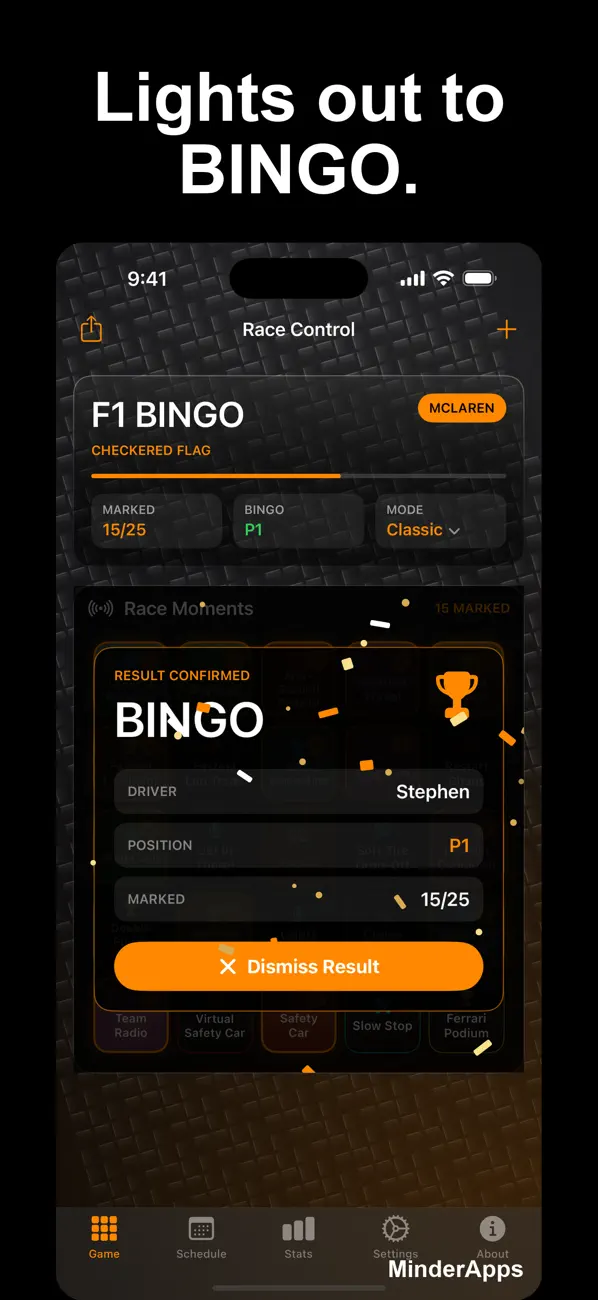 Screenshot #1 pour F1 BINGO