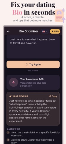 Rizz Flex AI Rizz App & Lines Screenshot 6 of 8