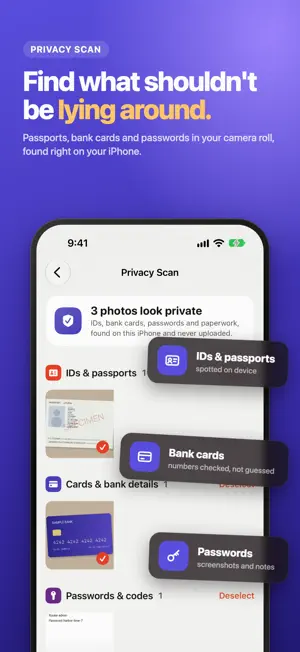 KeepOrBin: Photo Vault & Clean screenshot 3