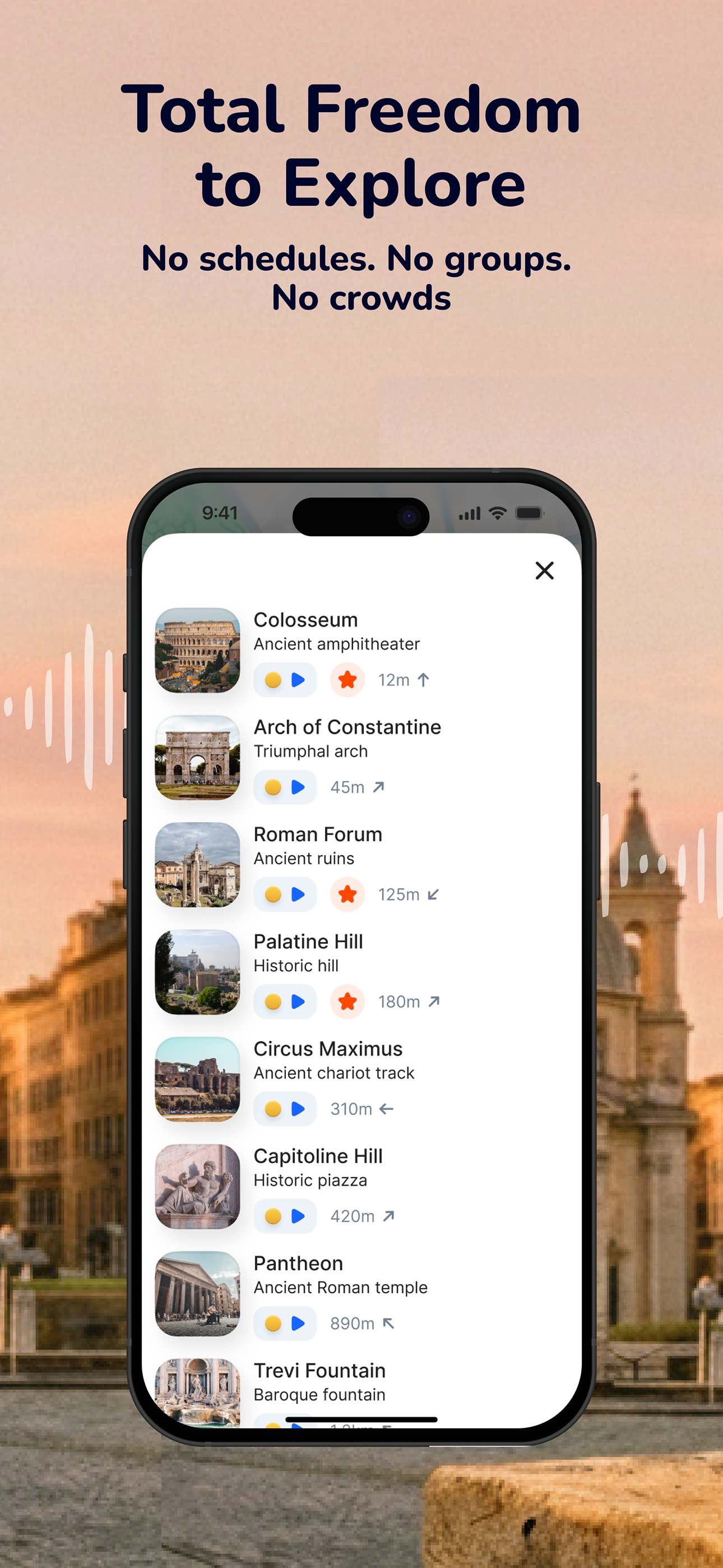 SelfTour AI: Audio Tour Guide screenshot 4