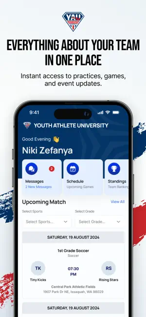 Youth Athlete University (YAU) screenshot 1