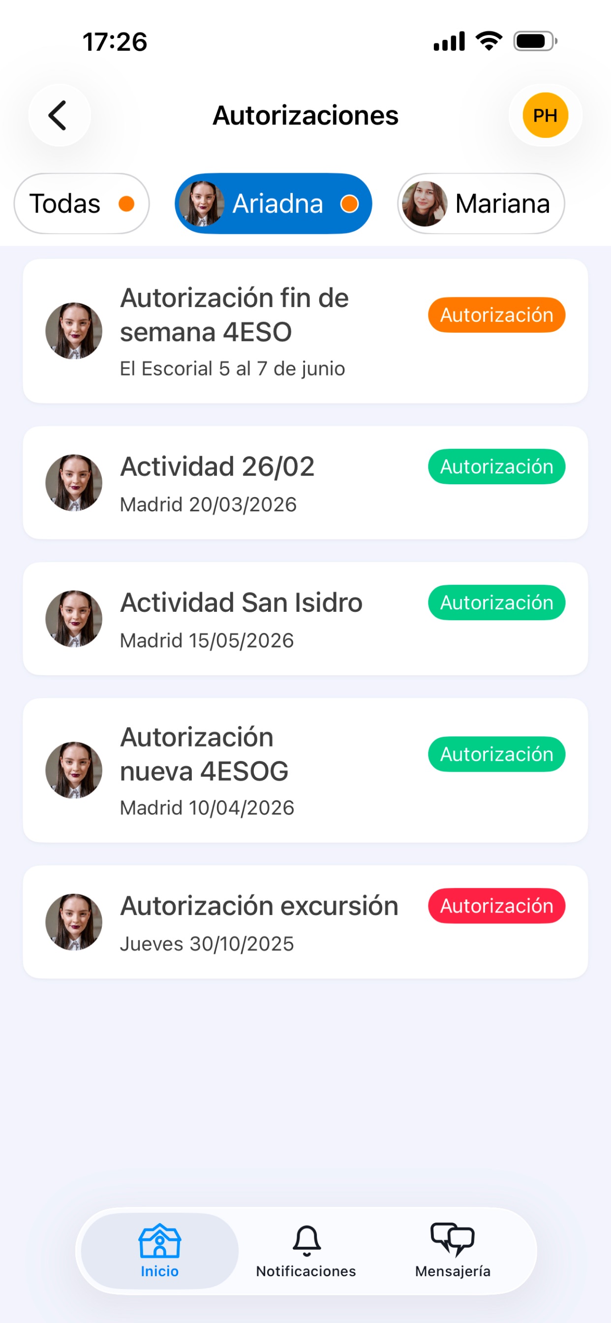 Screenshot 3 of Educamos Familias