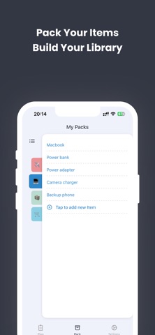 PackPlan - Pack. Plan. Repeat. Screenshot 1 of 3