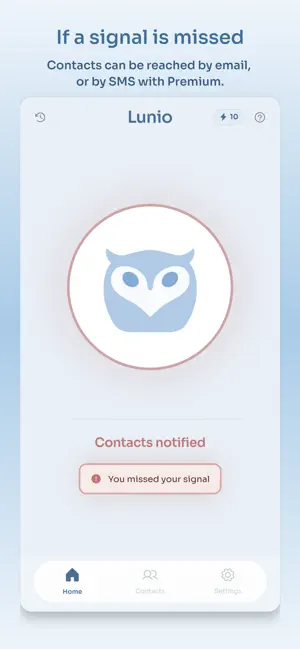 Lunio — Daily Safety Check-In screenshot 4