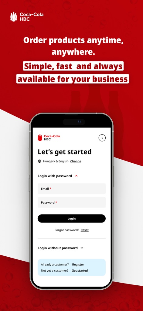 CCH Customer Portal - App de Compras | MWM