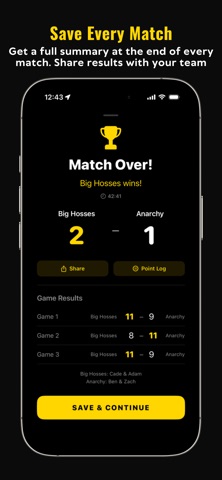 Roundnet Scorekeeper Screenshot 5 of 7