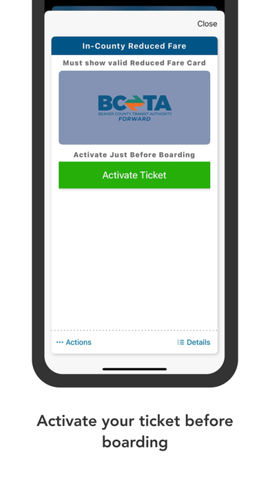 BCTA Mobile Ticket Screenshot 1 of 5