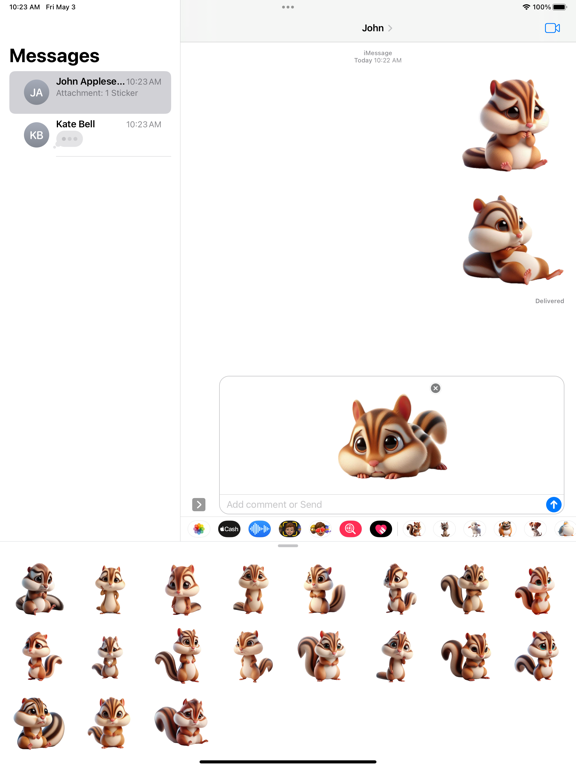 Screenshot #6 pour Sad Chipmunk Stickers