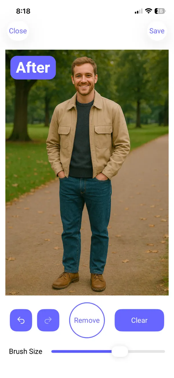 #4. Remove Objects - Remove AI (iOS) Podle: Ariel Ortiz