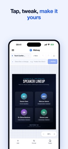 Ridvay — AI Design Studio Screenshot 3 of 6