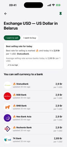 Currency Rates Belarus Screenshot 6 of 10