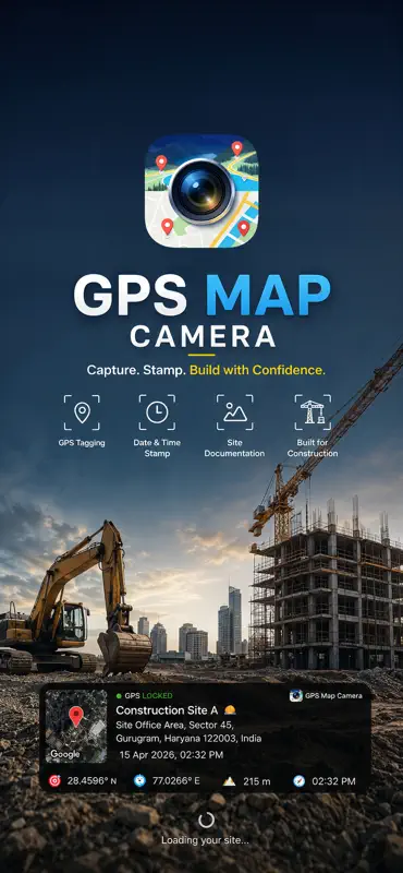 GPS Map Camera · Geo Timestamp screenshot 1 of 10