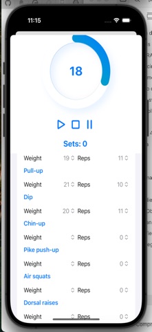 XAFit screenshot