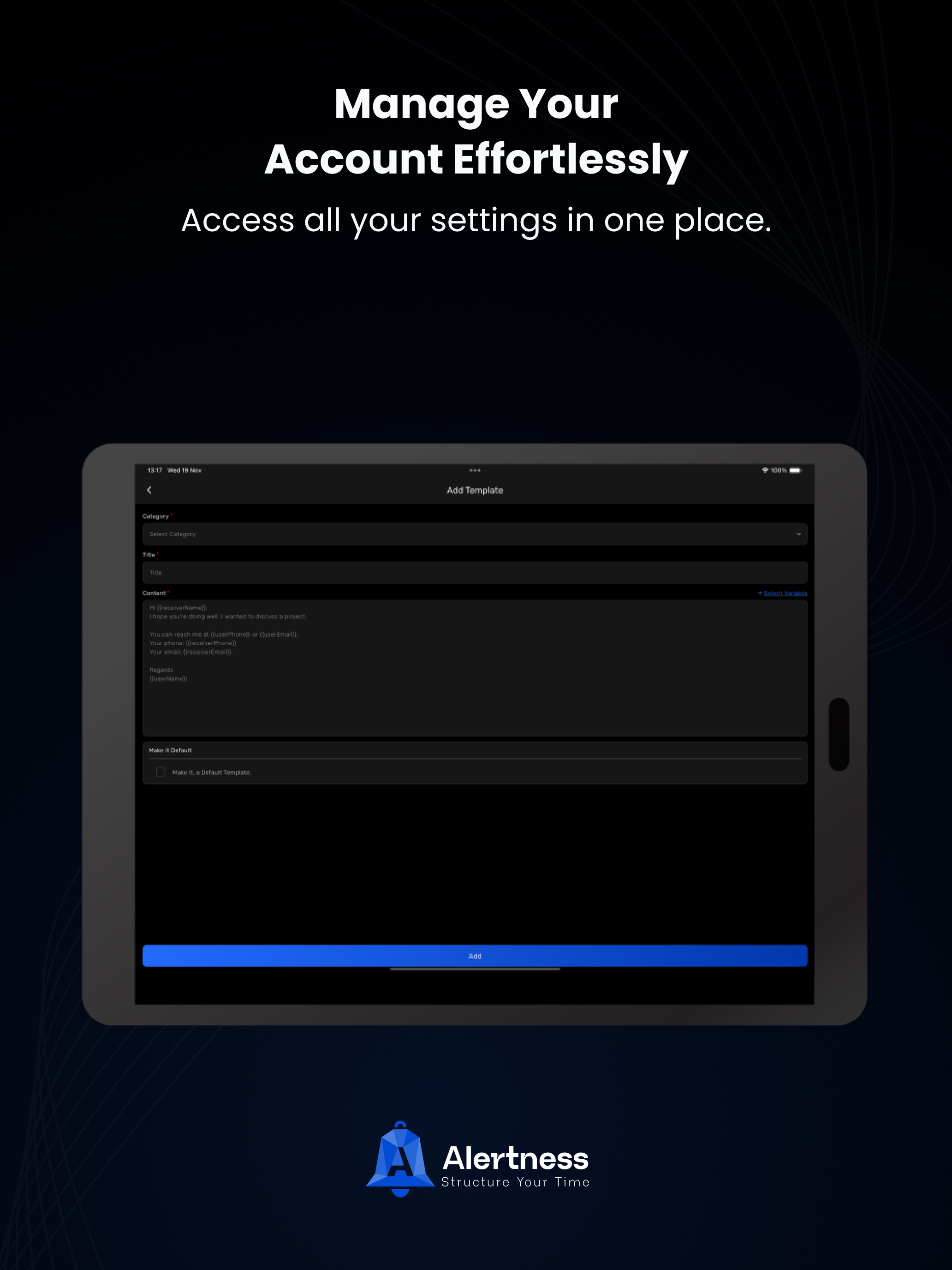 Alertness App