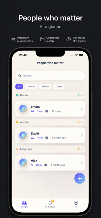 KinKeep: Contact Reminder Screenshot 3 of 3