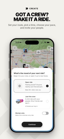 RiderFinder: Cycling Community iPhone screenshot