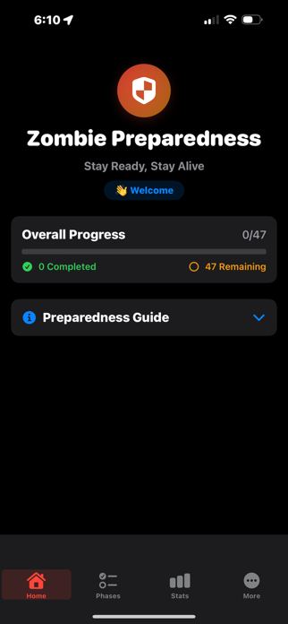 ZombieChecklist Screenshot 1 of 4