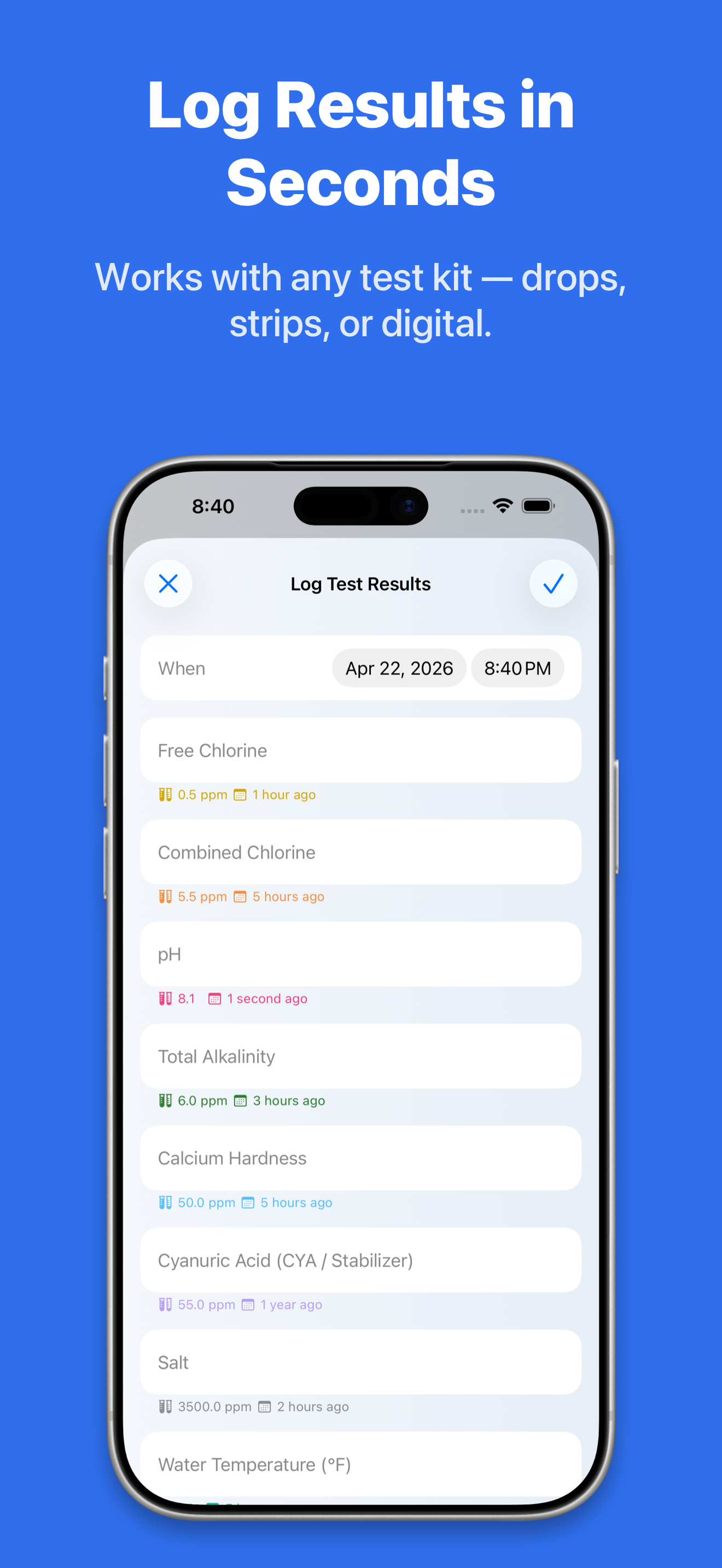 Pool Log screenshot 4