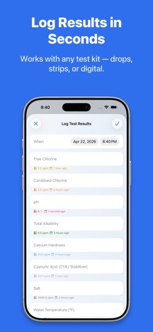 Pool Log screenshot