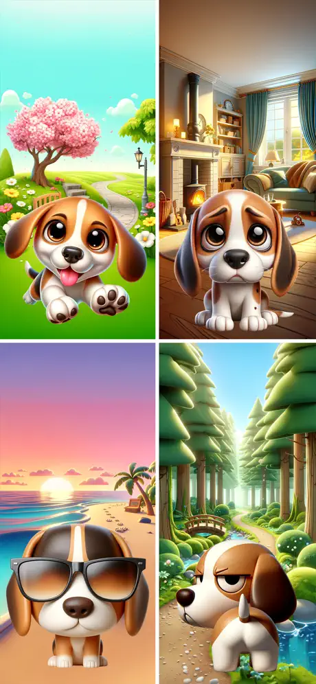 App screenshot for Beagle Bruno Stickers