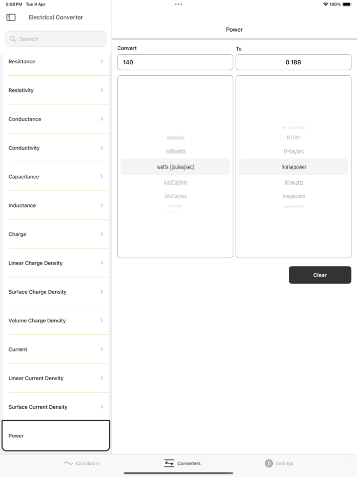 #10. Electrical Calculator lite (macOS) 由: V PUGAZHENTHI