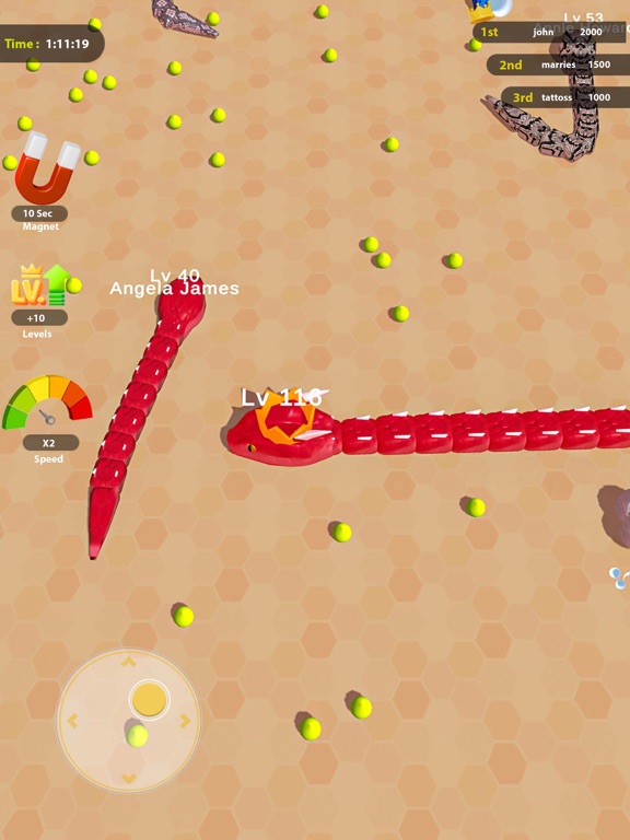 Bite Blitz: Nibble Duel iPad screenshot 1 - Entertainment app
